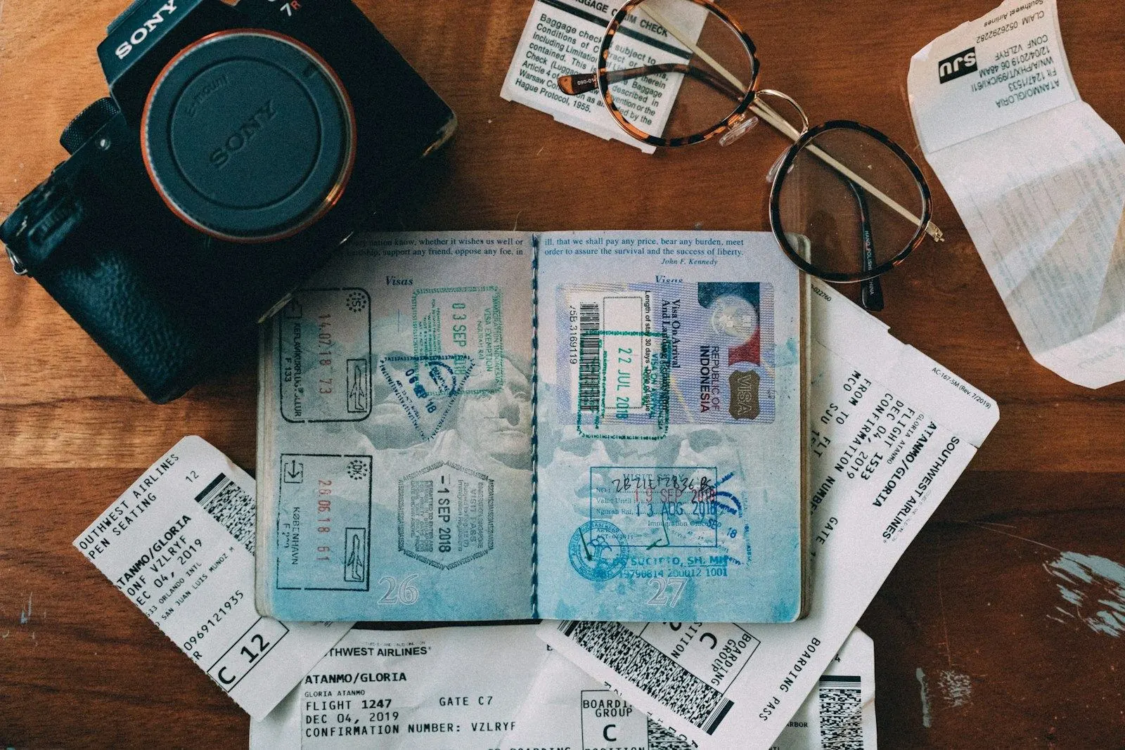 Documents and passport